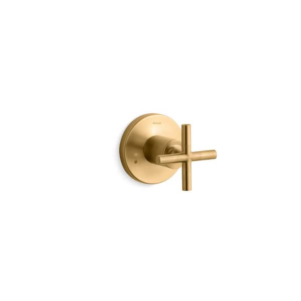KOHLER Purist 1-Handle Valve Handle in Vibrant Brushed Moderne Brass (Valve Not Included)