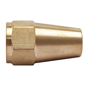 1/2 in. Brass 45-Degree Flare Long Nuts (5-Pack)