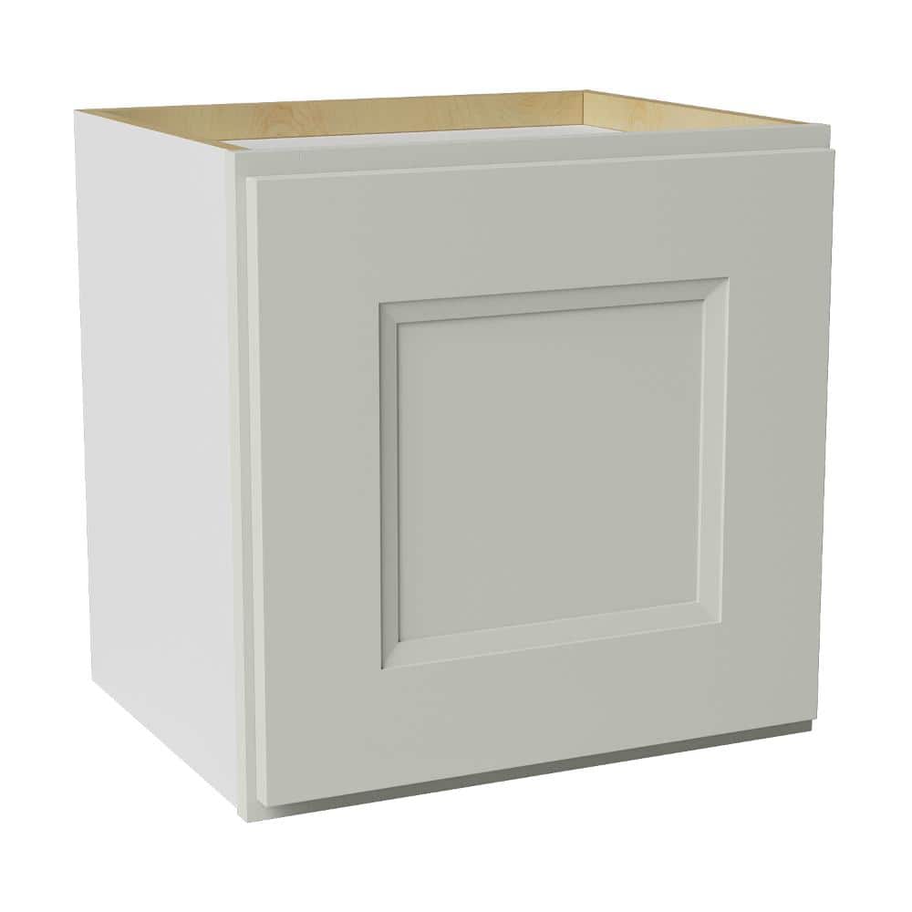 15 in. W x 12 in. D x 15 in. H Ready to Assemble Double Shaker Wall Kitchen Cabinet in Laguna Grey price history on PriceWatchPro