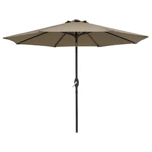 9 ft. Market Outdoor Patio Umbrella in Taupe