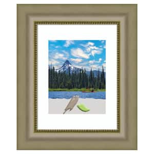 Vegas Silver Wood Picture Frame Opening Size 11 x 14 in. (Matted To 8 x 10 in.)