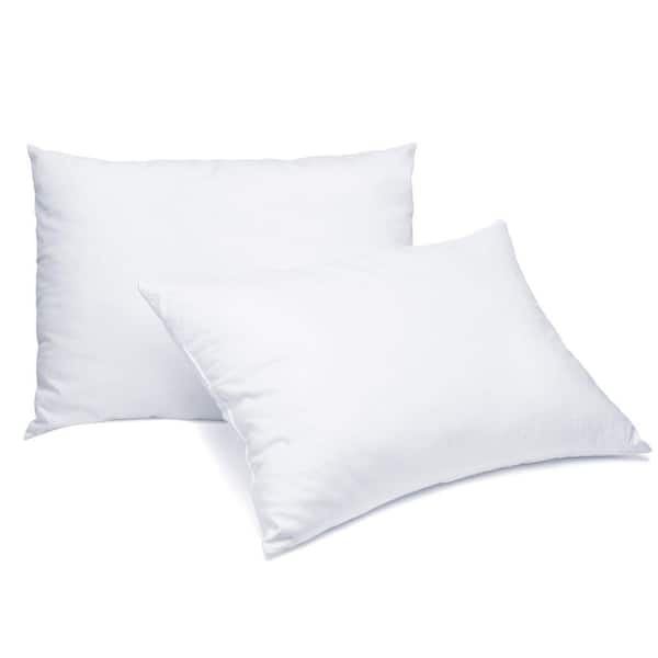 T200 Twin Pack King White Garnetted Pillow