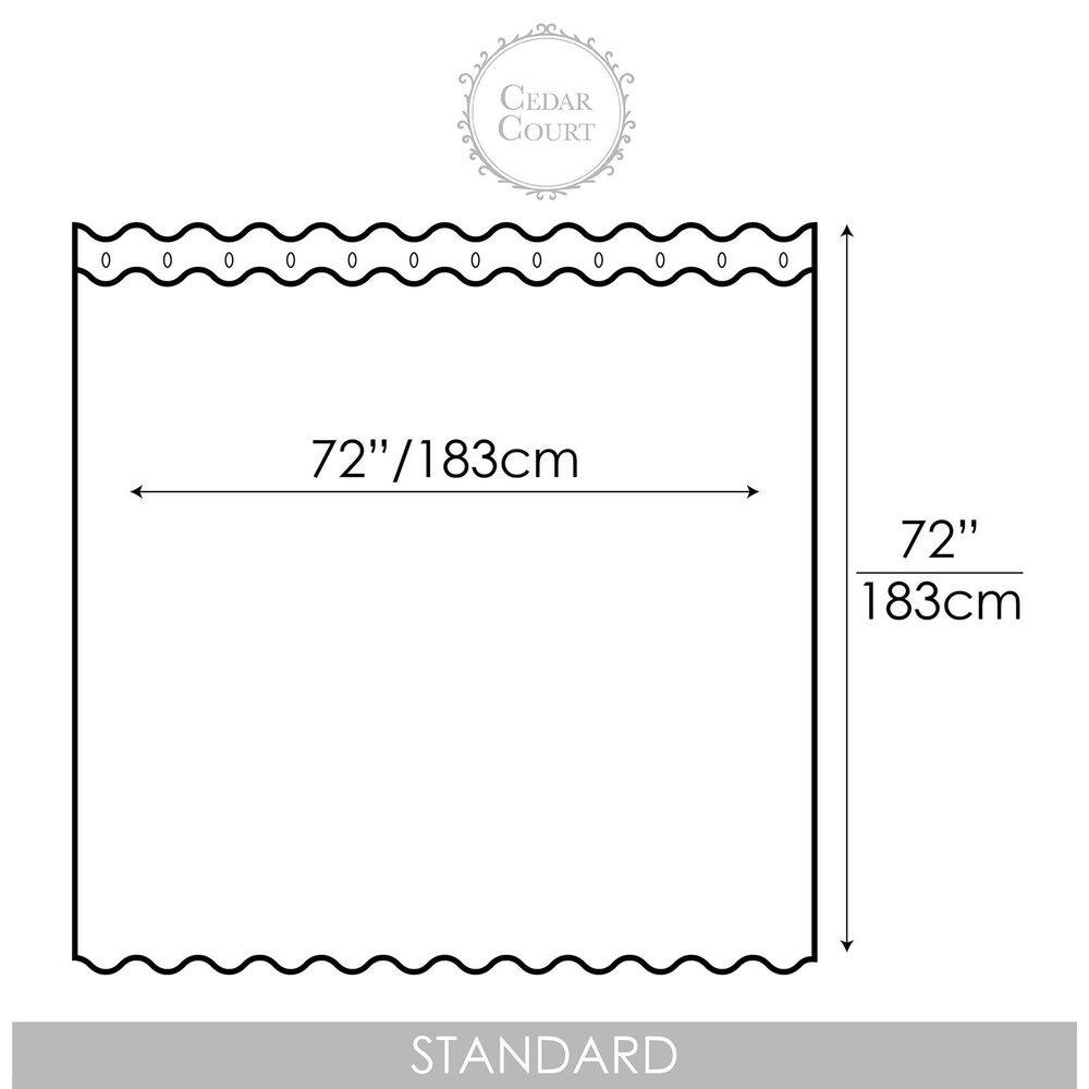 Basketweave Cafe Beige Polyester Shower Curtain