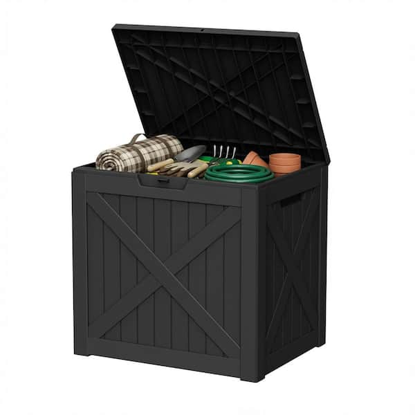 32 Gal. Resin Deck Box black Deck Box