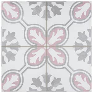 Amberely Orchid Pink 17-3/4 in. x 17-3/4 in. Porcelain Floor and Wall Tile (11.1 sq. ft./Case)