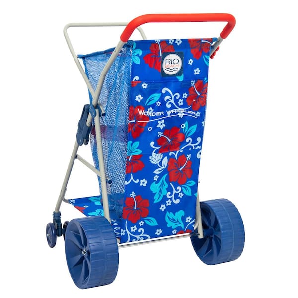 Rio Beach Wonder Wheeler Wide Gear Serving Cart