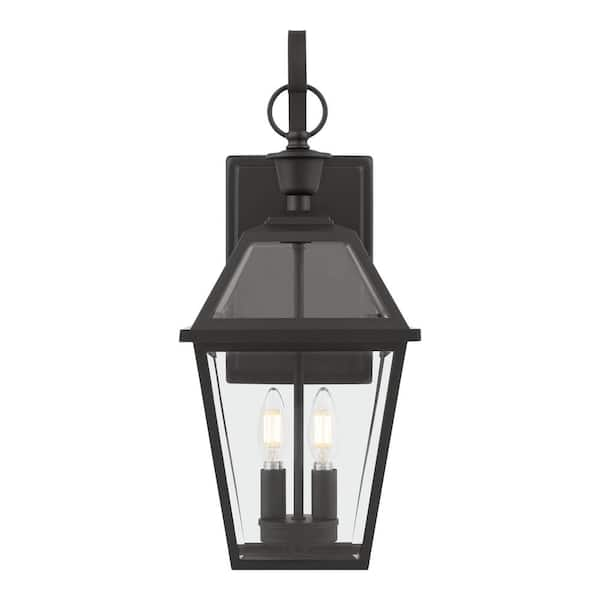 Home Decorators Collection 20.25 in. French Quarter Gas Style 2-Light  Outdoor Wall Lantern Sconce JLW1612A-3 - The Home Depot