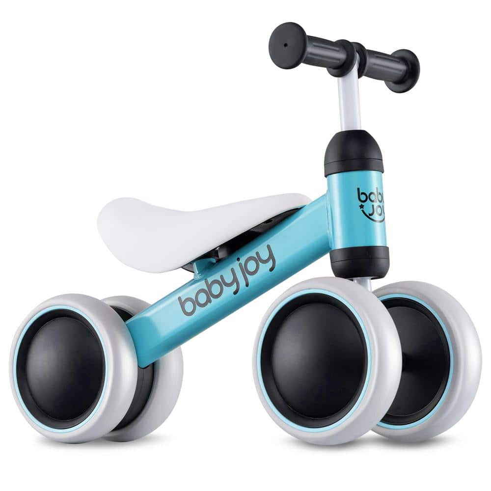 Costway 4-Wheels Baby Balance Bike Children Walker No-Pedal