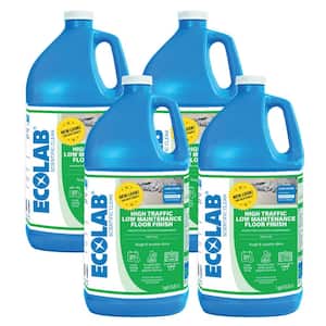 1 Gal. High Traffic Low Maintenance Non Slip Floor Finish for Concrete, Vinyl and Epoxy Flooring (4-Pack)