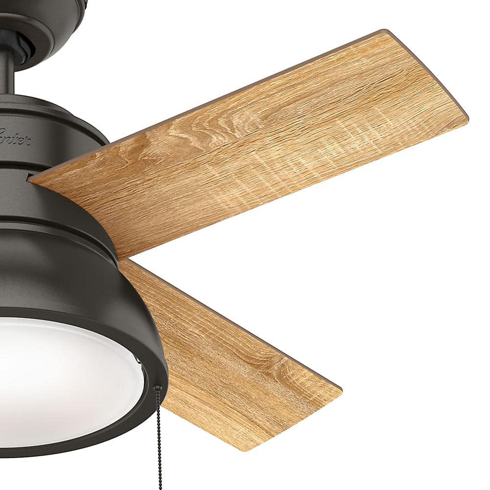 Loki Noble Bronze 36" Ceiling Fan with LED Light and Reversible Blades