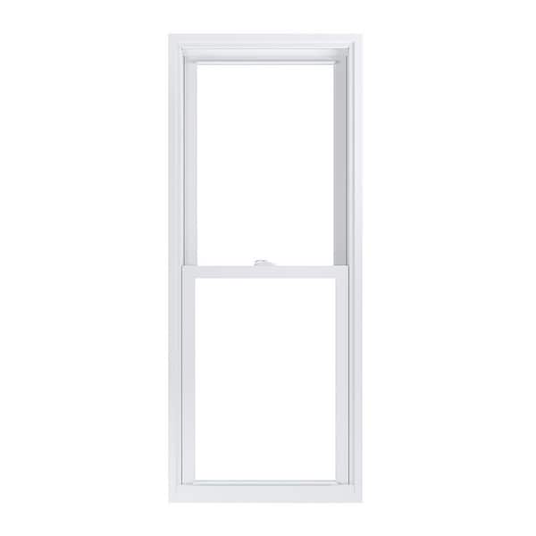 American Craftsman 23.75 in. x 57.25 in. 70 Pro Series Low-E Argon Glass Double Hung White Vinyl Replacement Window, Screen Incl