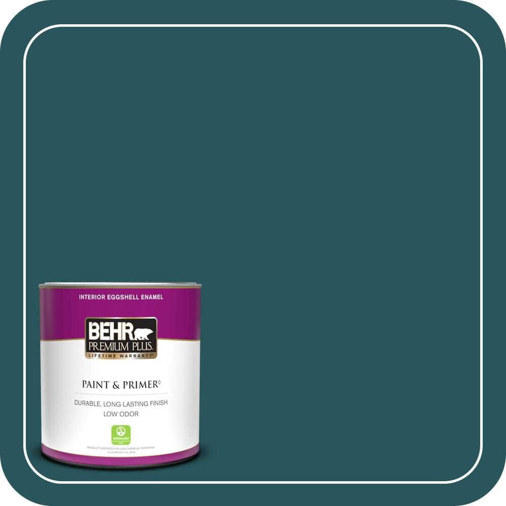 1 qt. #MQ6-01 Ocean Abyss Eggshell Enamel Low Odor Interior Paint & Primer price history on PriceWatchPro
