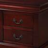 Acme Furniture Louis Philippe III 2-Drawer Cherry Nightstand (24 in. H X 22  in. W X 16 in. D) 19523 - The Home Depot