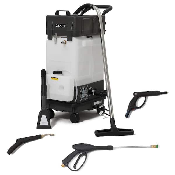 All-In-One Restroom Cleaning Machine with High-Pressure Rinsing, Steam Cleaning, Solution Spray, Wet/Dry Vacuum & Blower