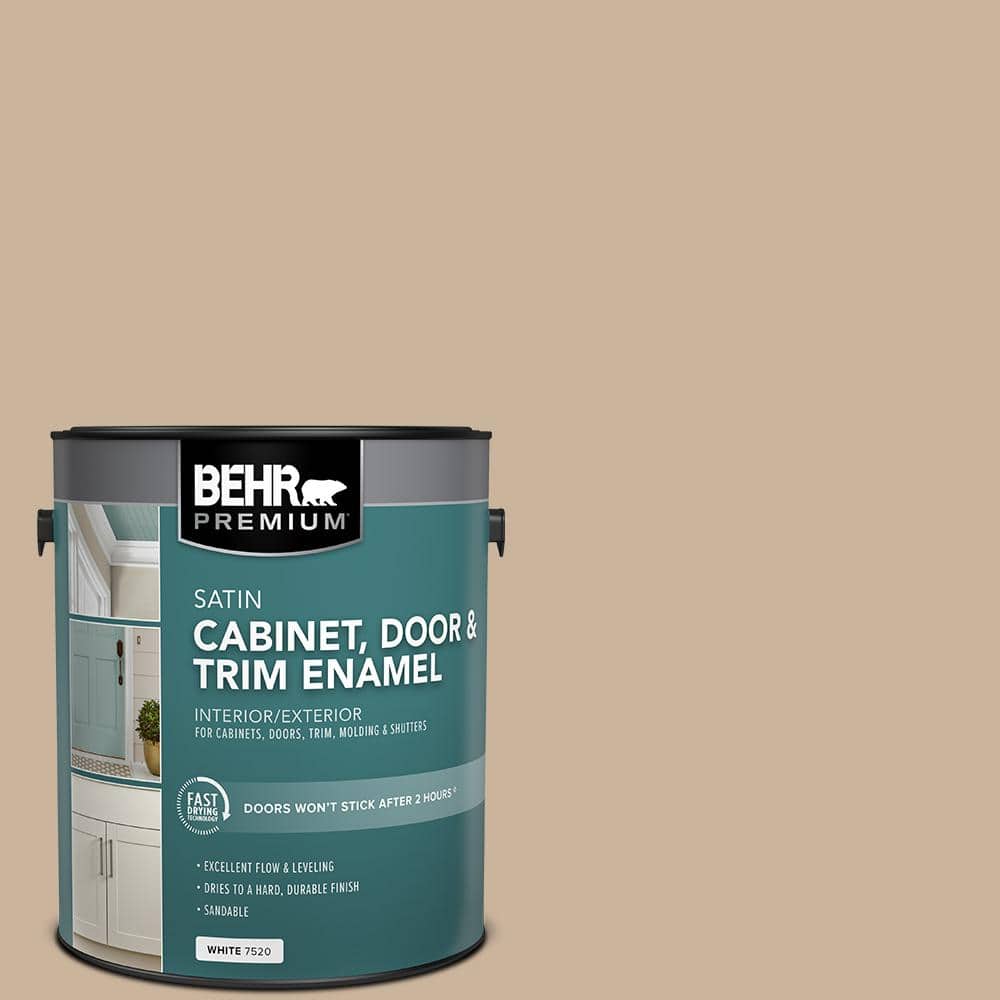 1 gal. #PPU4-07 Mushroom Bisque Satin Enamel Interior/Exterior Cabinet, Door & Trim Paint price history on PriceWatchPro