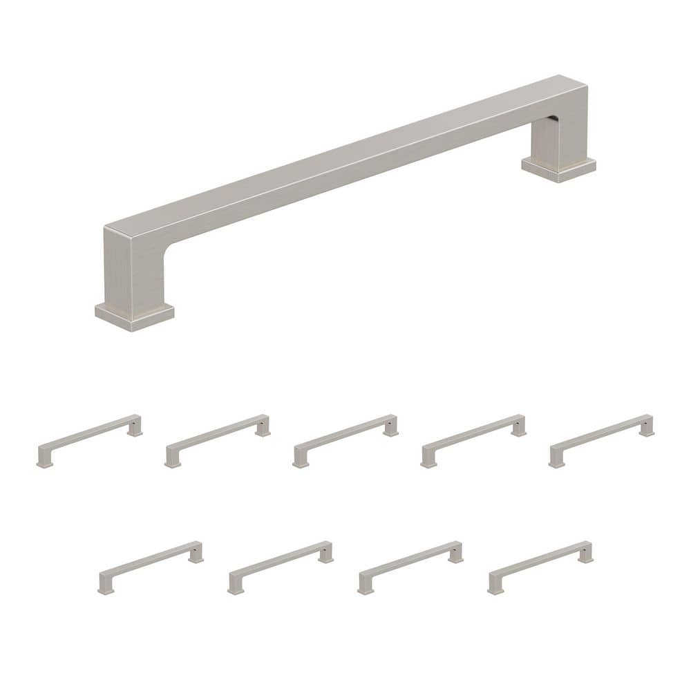 Satin Nickel Brushed Cabinet Pulls with Mounting Hardware