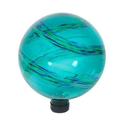Garden Plug Rust Bed Connector Garden Glass Ball glasdeko 23*6*180cm Blue