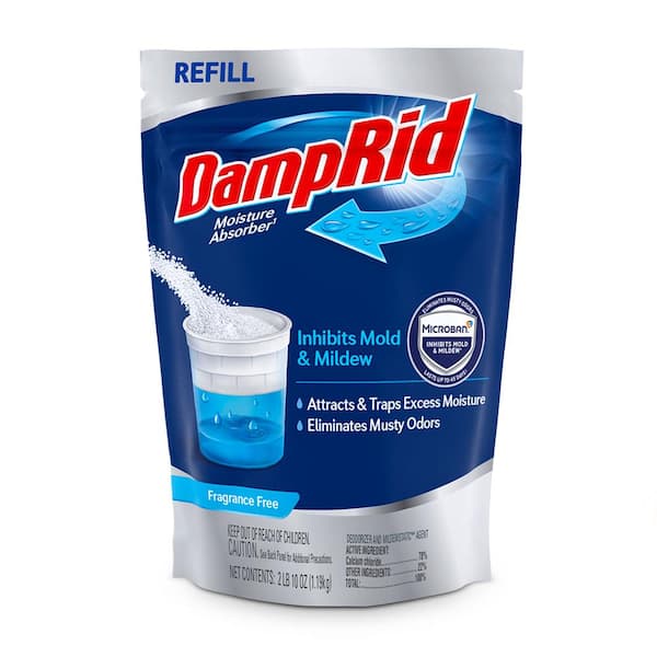 DampRid 42 oz. Fragrance Free Moisture Absorber Refill FG30FFESB - The Home  Depot