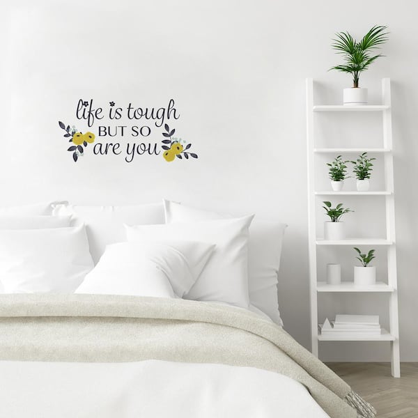 WallPops Yellow You Are Tough Wall Decal