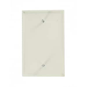 1-Gang White Blank Plate Nylon Midway/Midsize Wall Plate (10-Pack) 0PJ13-0WM