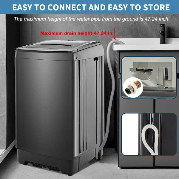 Merax 1.25 cu. ft. Top Load Washer Fully Automatic Washing Machine 
