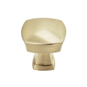 Stature 1-1/4 in. Golden Champagne Cabinet Knob (10-Pack)