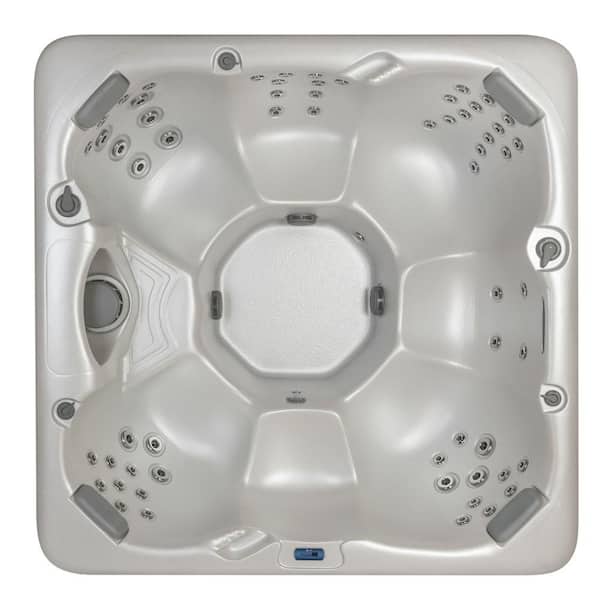 Summit Hot Tubs Boreal 7-Person 60-SS Hydrotherapy Jet Spa with Open Seating and Waterfall