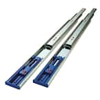 22 in. Soft-Close Full Extension Side Mount Ball Bearing Drawer Slide Set 1-Pair (2 Pieces)