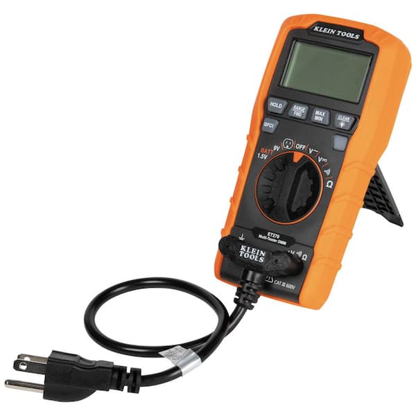 Klein Tools Digital Multi-Tester DMM with Receptacle Tester ET270