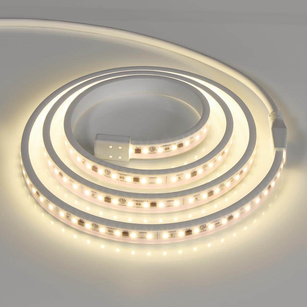 Maxxima 60" Hardwired LED Under Cabinet Strip Light, Warm White