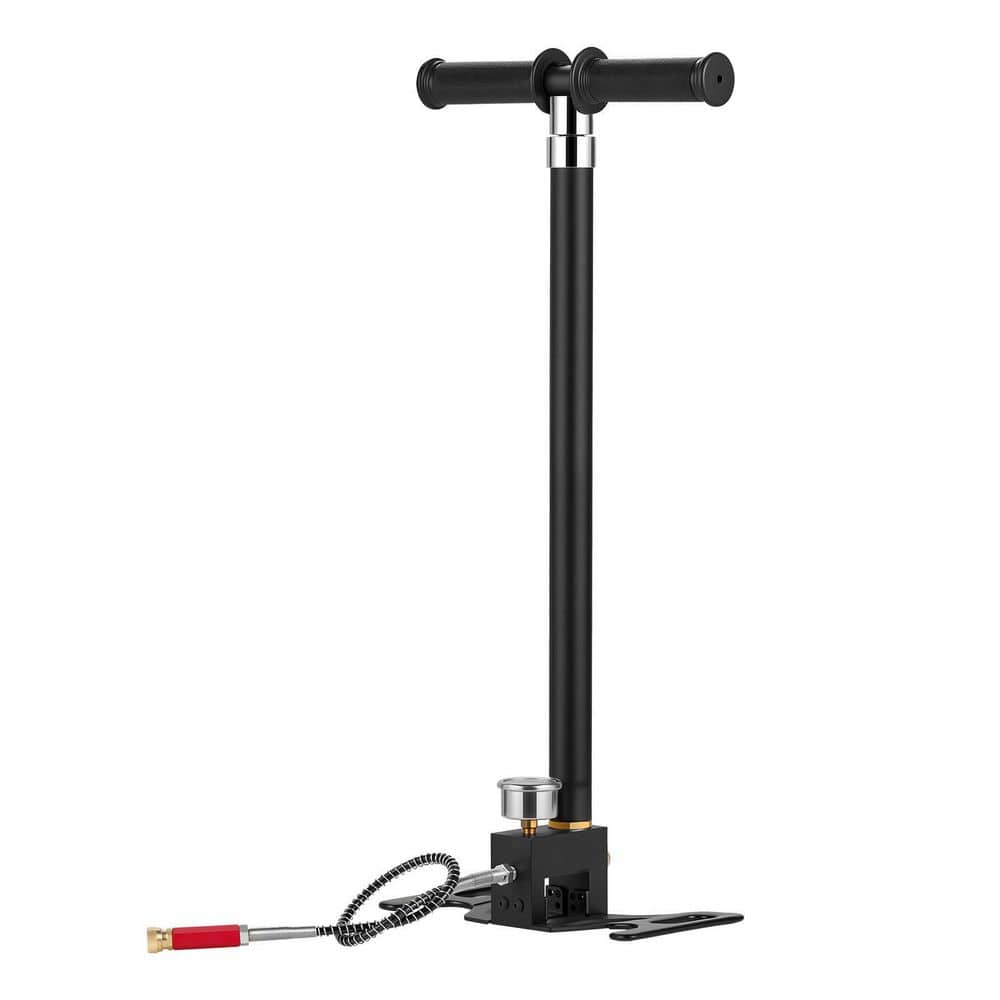4-Stage High-Pressure Hand Pump, 5800 PSI/40 MPa Max, Stainless Steel, Oil Filter & Pressure Gauge for Tire Inflation price history on PriceWatchPro
