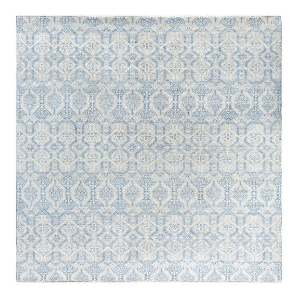Ikat Gray 8 X 10 Hand-Knotted Wool Indoor Area Rug price history on PriceWatchPro