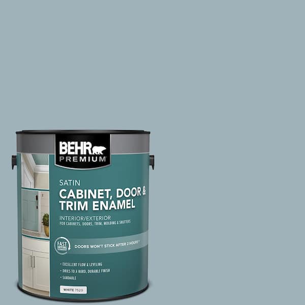 BEHR PREMIUM 1 gal. #MQ5-59 Ovation Satin Enamel Interior/Exterior Cabinet, Door & Trim Paint