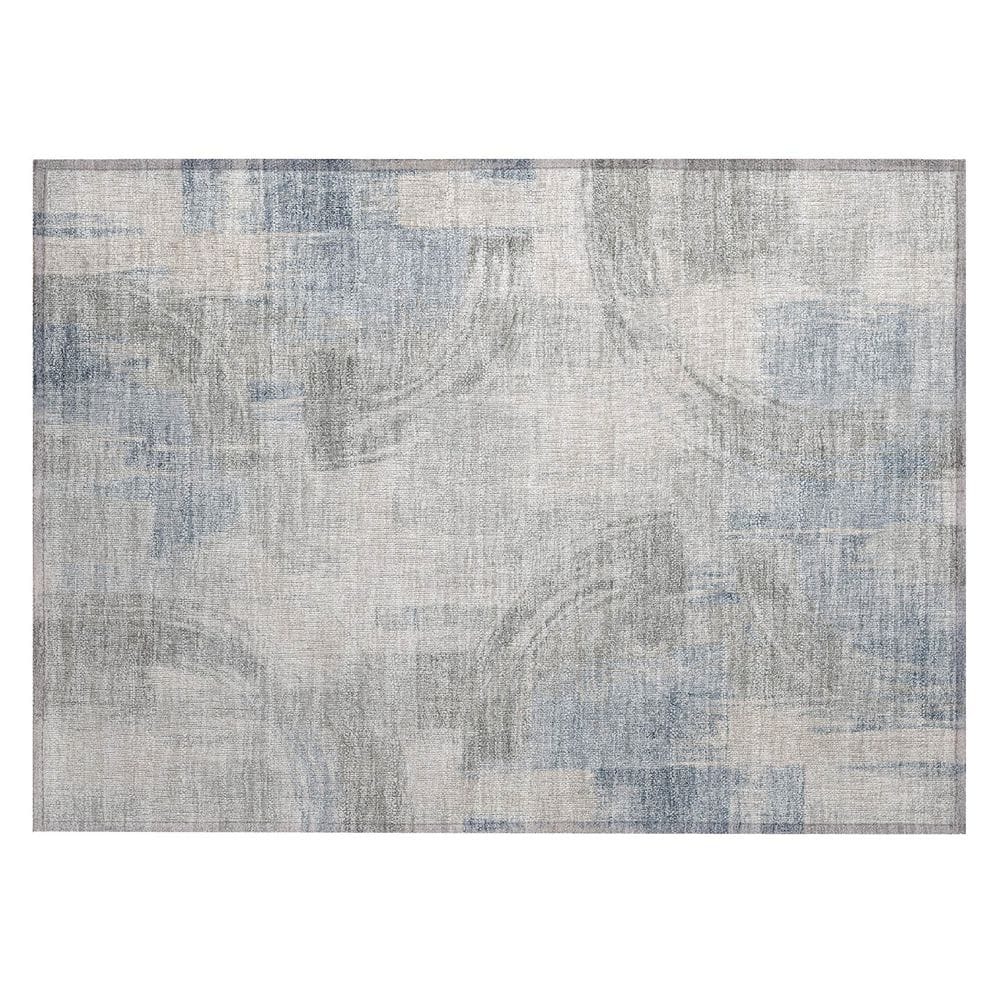 Chantille Machine Washable Indoor/Outdoor Abstract ACN2948 Silver 2 ft. x 3 ft. Accent Rug price history on PriceWatchPro