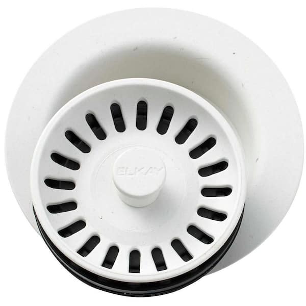 Elkay Polymer Disposer Fitting for 3-1/2 in. Sink Drain Opening in Ricotta