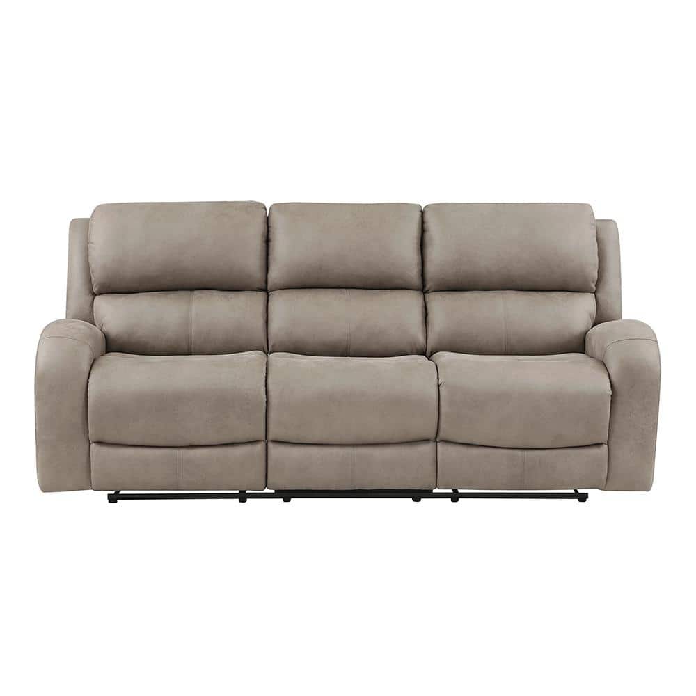 Venture 84.5 in. W Slope Arm Microfiber Rectangle Double Manual Reclining S