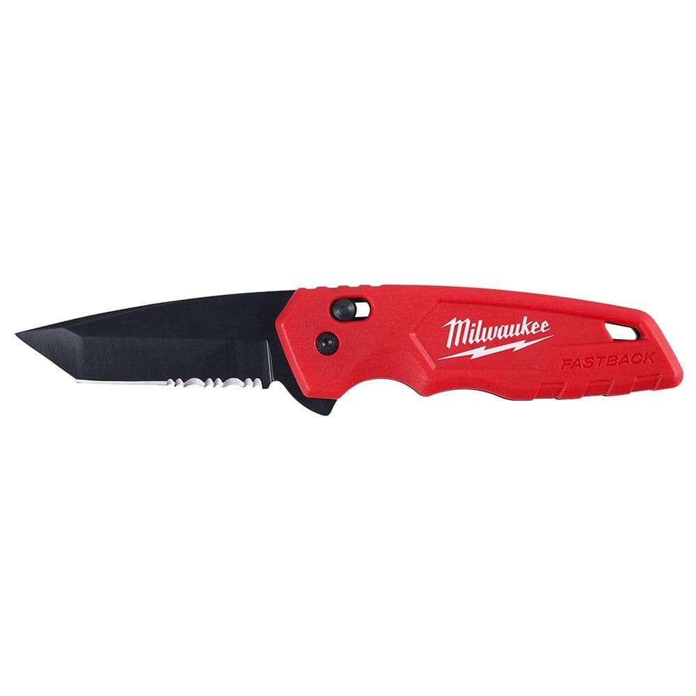 Milwaukee FASTBACK Stainless Steel Spring Assisted Folding Knife