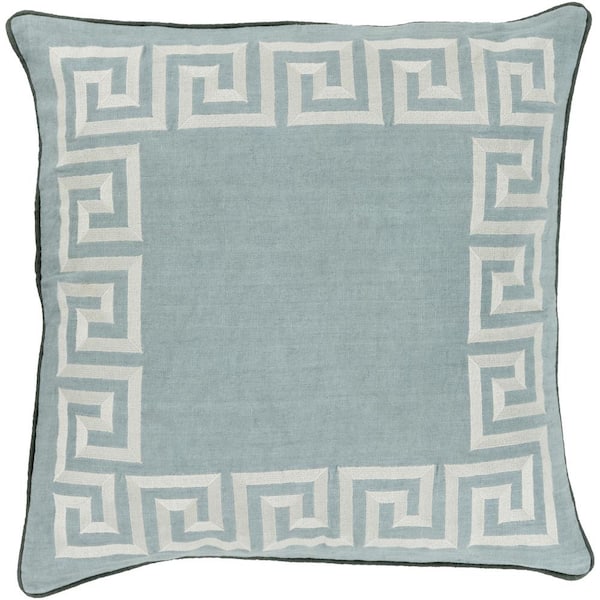 Artistic Weavers Faithe Green Geometric Polyester 22 in. x 22 in. Throw Pillow