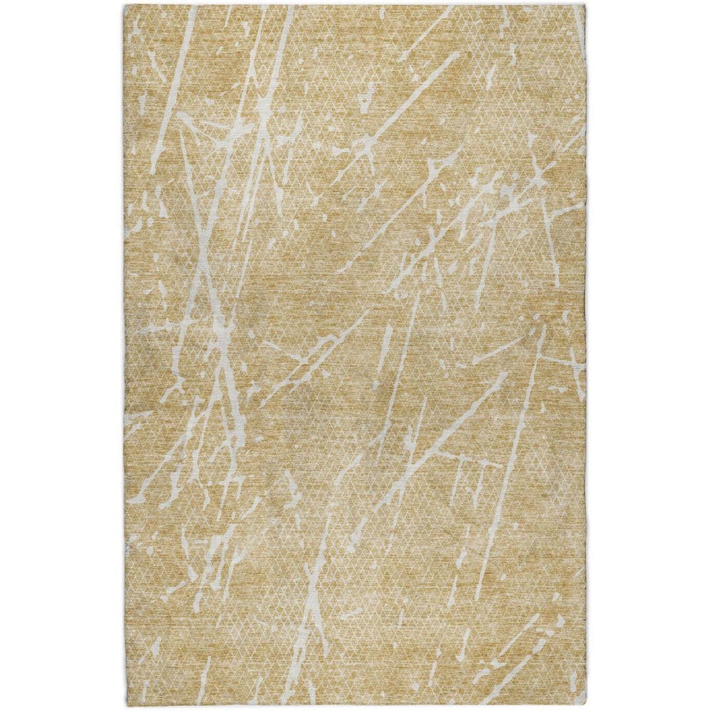 Dream Shag Premium Machine Washable Abstract ADS628 Beige 3 ft. x 5 ft. Area Rug price history on PriceWatchPro