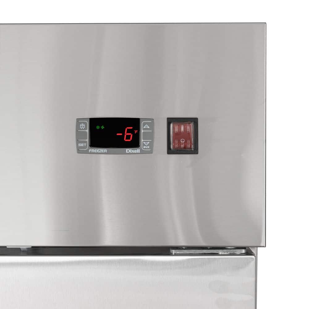 23 cu. ft. Stainless Steel Single Door Reach-In Freezer