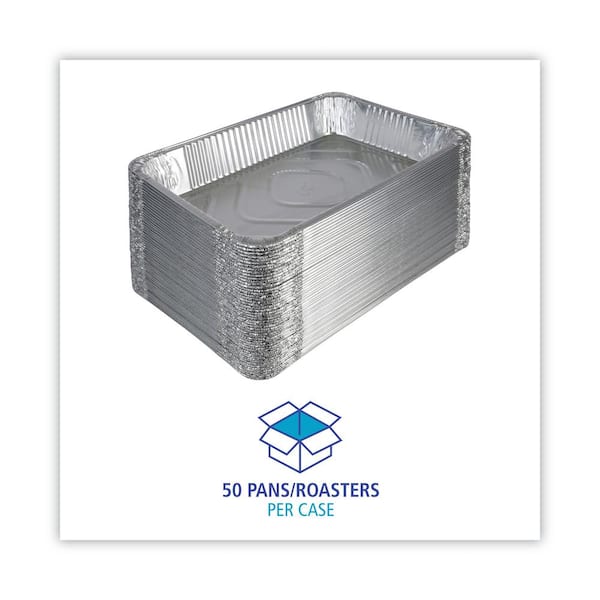 X-Large Deep Rectangle Aluminium Foil Catering Tray