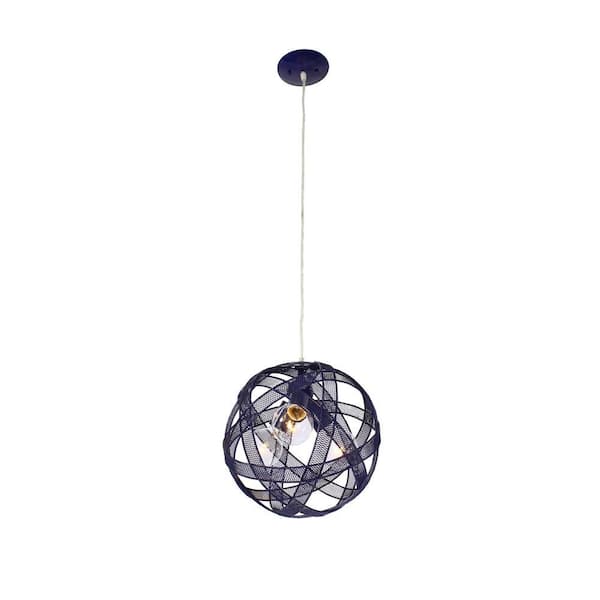Varaluz At-Mesh-Sphere 3-Light Gilbert Grape Pendant