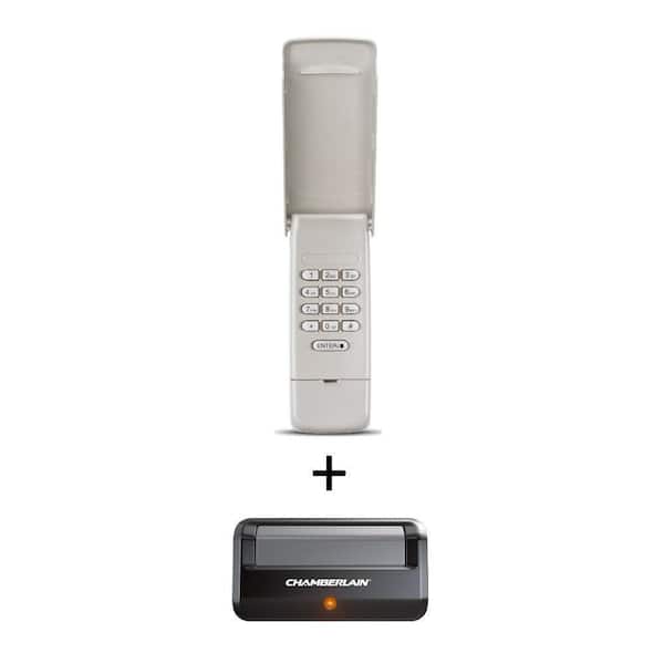 Garage Door Keypad and Single Button Garage Door Opener Remote