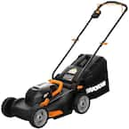 Worx POWER SHARE 40 Volt 17 in. Cordless Battery Walk Behind Mower