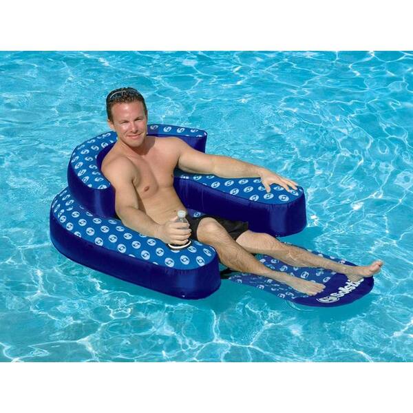 Swimline Nylon Convertible Inflatable Pool Lounge