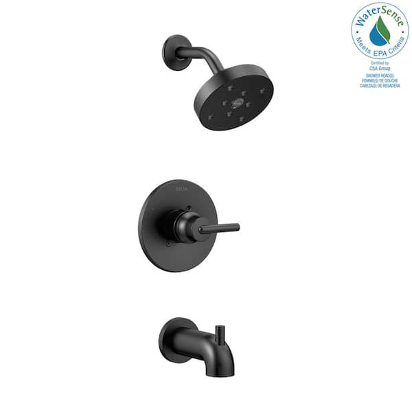 Delta Trinsic 1-Handle Wall Mount Tub and Shower Faucet Trim Kit