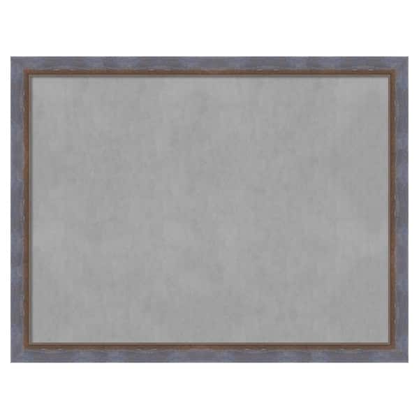 Amanti Art Two Tone Blue Copper 26 in. x 20 in. Framed Magnetic Board