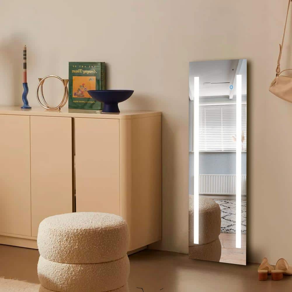 Contemporary Full-Length 59"x19" Frameless LED Vanity Mirror