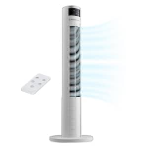 NEXAIR 36 in Oscillating Tower Fan 3 Speed Portable Floor Fan,Remote Control,Quiet, 7.5 Hr Auto Off Timer, Modern Design