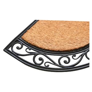 Plantation Arch Monogram Door Mat 18 in. x 30 in. (Letter A)